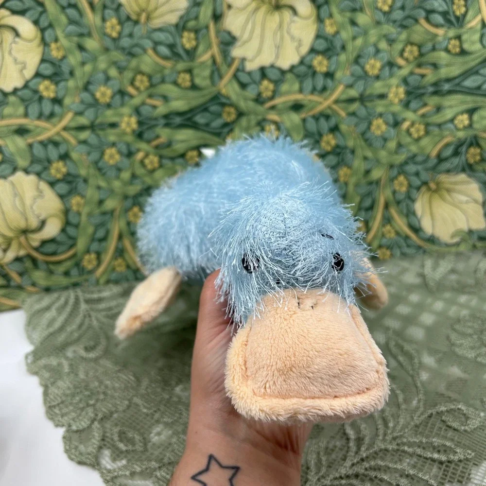 Vintage Y2K Retired Webkinz Blue Platypus Googles No Tag 11.5 inches Collectible